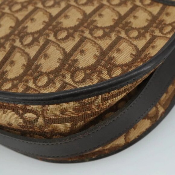 Christian Dior Trotter Canvas Shoulder Bag Brown Auth 105487 - Picture 5 of 16